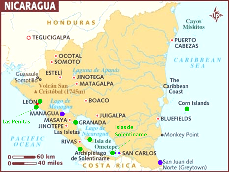 Nicaragua Map