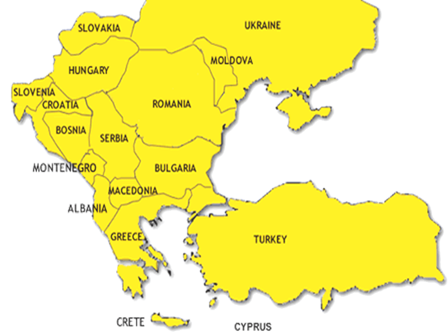 South East Europe Map