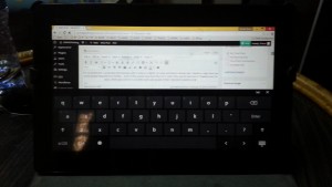 ASUS T100 Soft Keyboard with WordPress