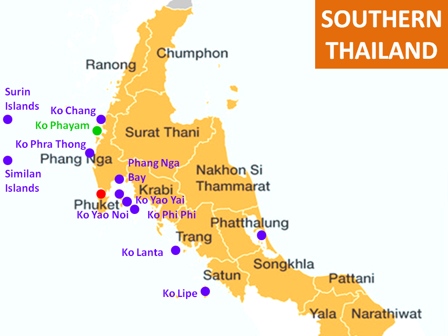 Thailand Map