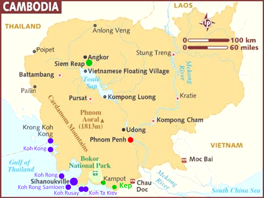 Cambodia Map