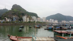 Cat Ba - Town from Fishing Port