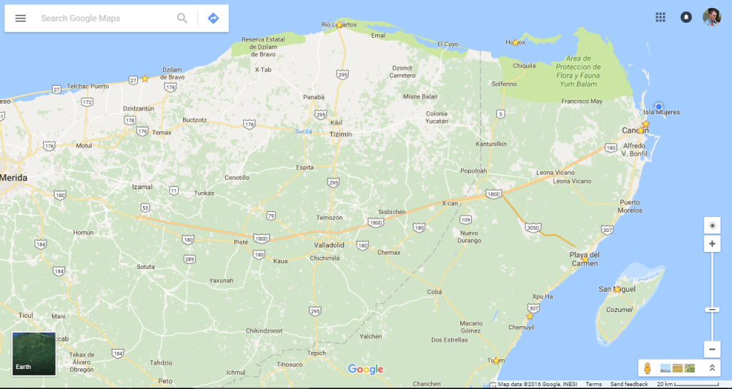 Isla Mujeres Location