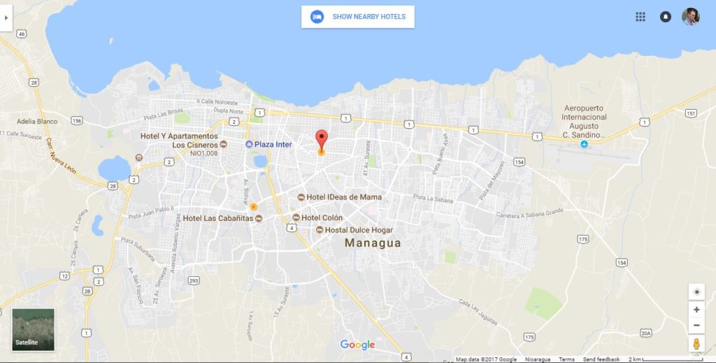 Managua City Map