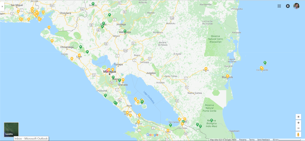 Nicaragua Map