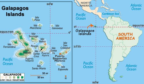 Galapagos Islands Map
